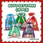 Christmas Gift Bag With Drawstring
